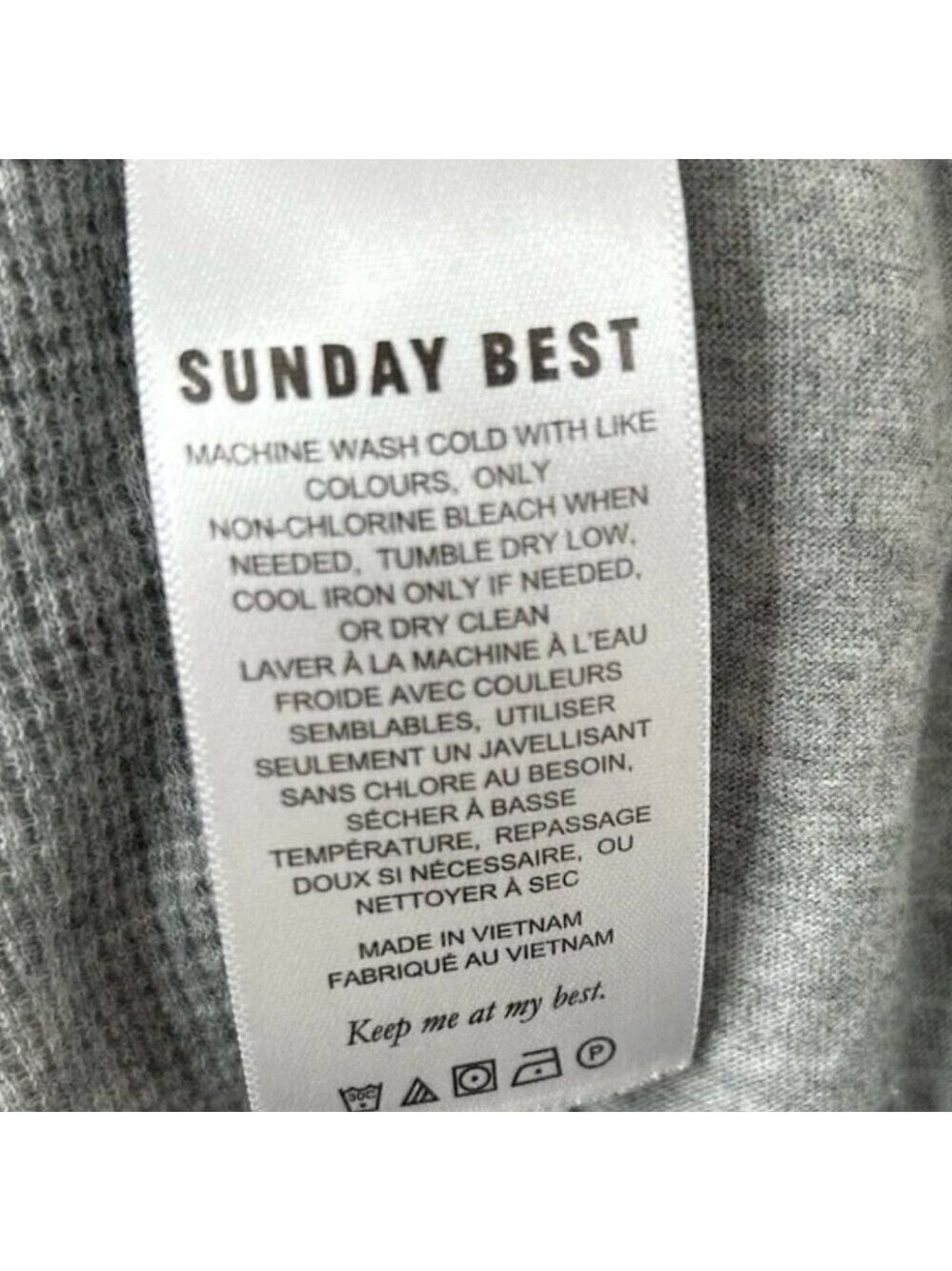 Sunday Best Baby Waffle Jogger Knit Joggers Light Grey XS - Picture 5 of 10